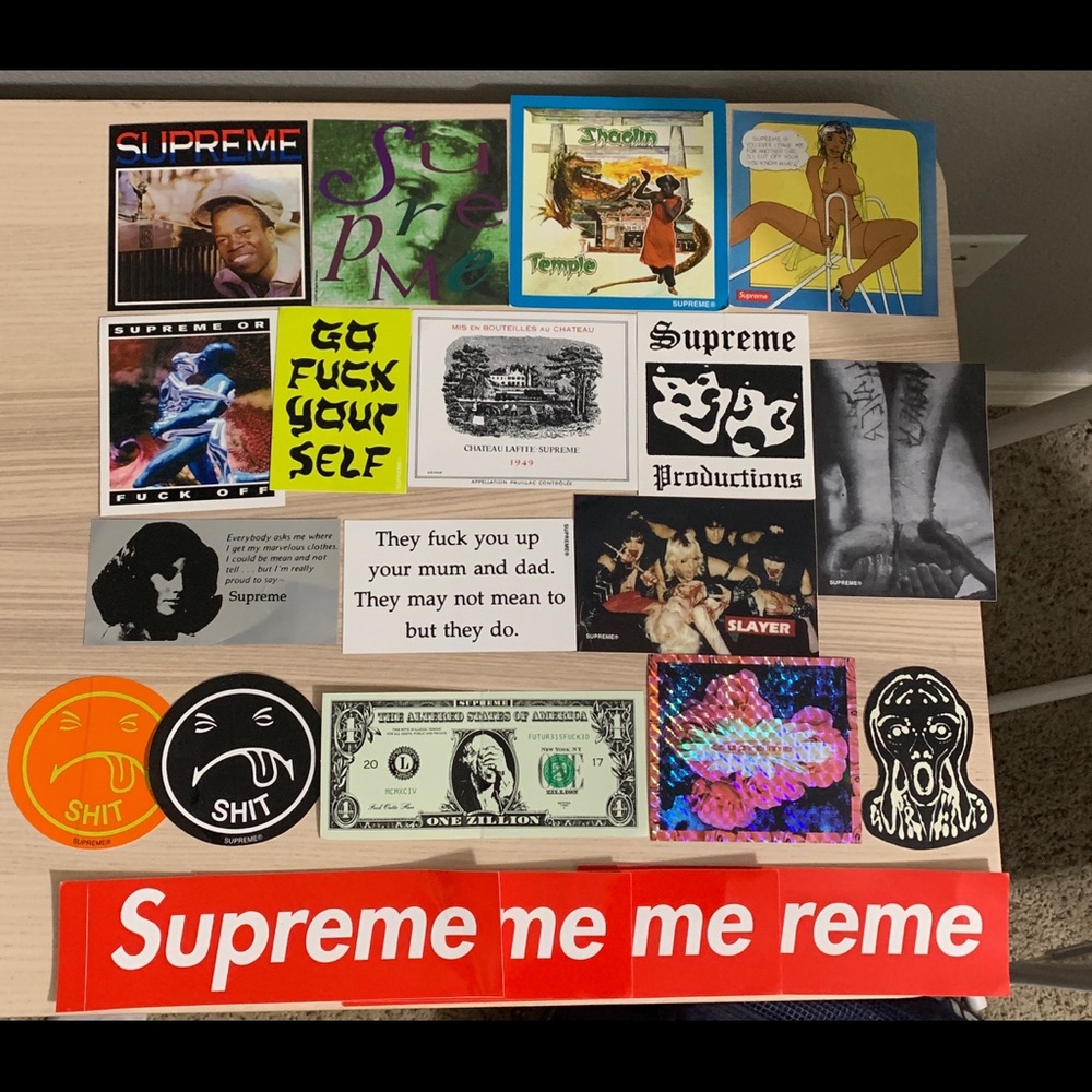 Supreme Sticker Lot 100% Authentic